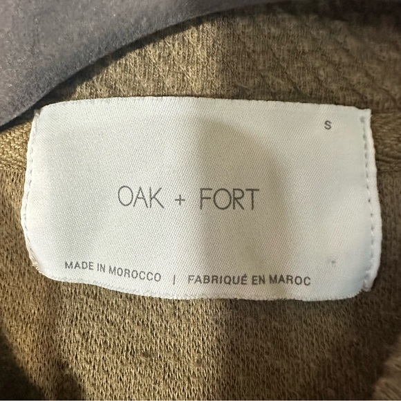 OAK + FORT Bomber-style Cardigan - Picture 4 of 7